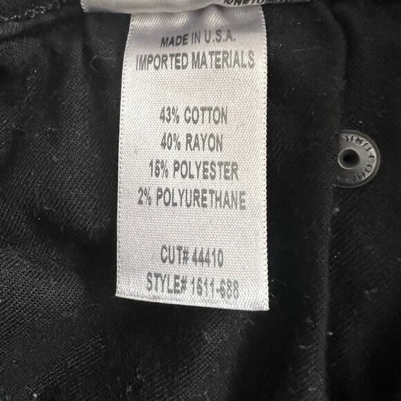 Citizens of Humanity Womens Chrissy High Rise Skinny Jeans Stretch Black Sz 27 - Picture 11 of 13